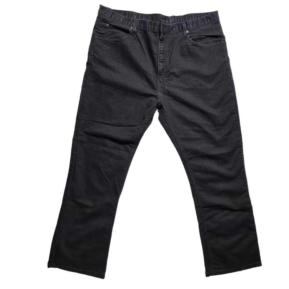 Men's Black Denim Jeans Size 40x30 Classic Straight Leg Work Casual Pants‎
